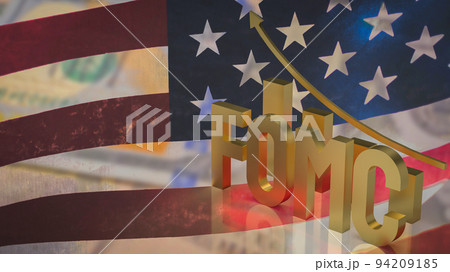 The gold text fomc or Federal Open Market Committee for business concept 3d rendering The gold text fomc or Federal Open Market Committee for business concept 3d rendering 94209185