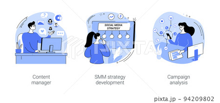 SMM business isolated cartoon vector illustrations se SMM business isolated cartoon vector illustrations se 94209802