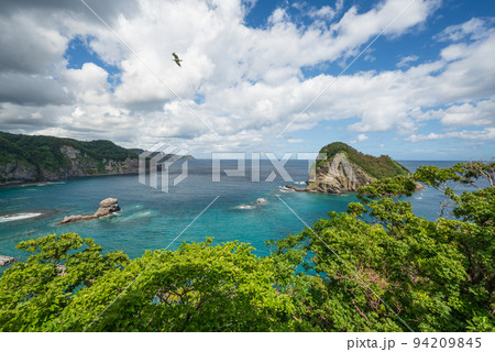 黄金岬から宝島 積丹ブルーの絶景 94209845