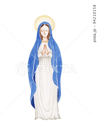 マリア キリスト教 水彩 イラスト マリア キリスト教 水彩 イラスト 94210158