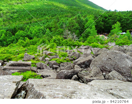 麦草峠 高見石からの山々 麦草峠 高見石からの山々 94210764