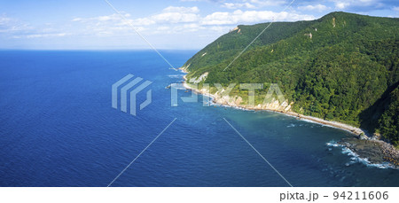 小樽 オタモイ海岸を空撮 小樽 オタモイ海岸を空撮 94211606