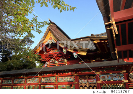 ロマンチック茨城（大杉神社の杉は内海の航路の標識の役割をした「あんばさま」と呼ばれる。）稲城大杉神社 94213767