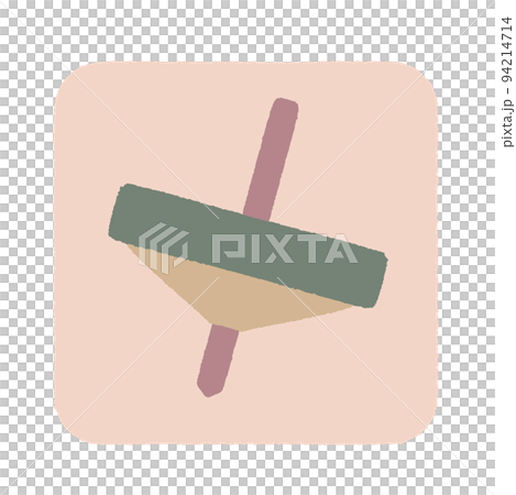 在粉紅色背景上繪製的頂部插圖 94214714