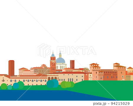 マントヴァ　mantova　ロンバルディア　lombardia　イタリア　italia 94215029