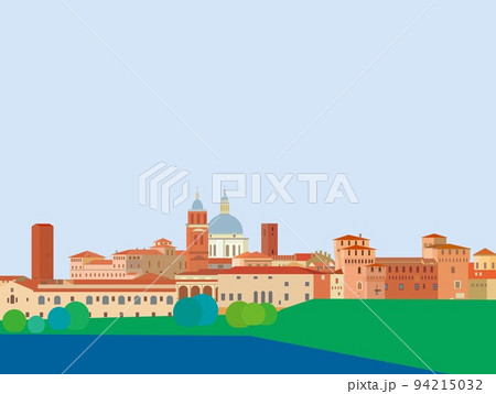 マントヴァ　mantova　ロンバルディア　lombardia　イタリア　italia 94215032