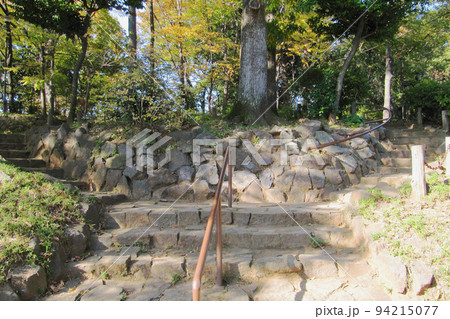 世田谷城阯公園の入り口/東京都世田谷区 世田谷城阯公園の入り口/東京都世田谷区 94215077