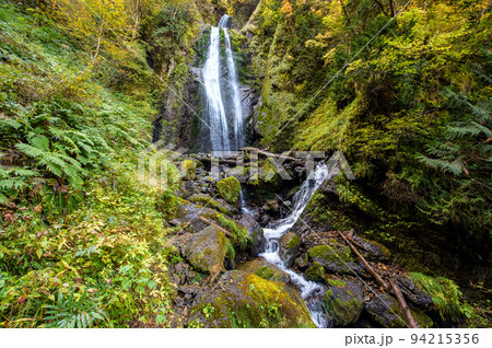 秋　回顧（みかえり）の滝　秋田県 94215356