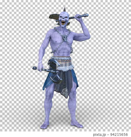 Monster with an ax 94215656