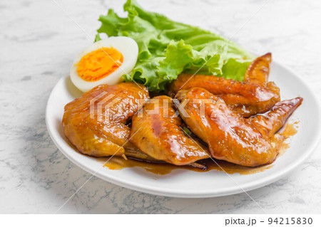 鶏手羽先の照り焼き 94215830