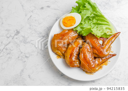 鶏手羽先の照り焼き 鶏手羽先の照り焼き 94215835