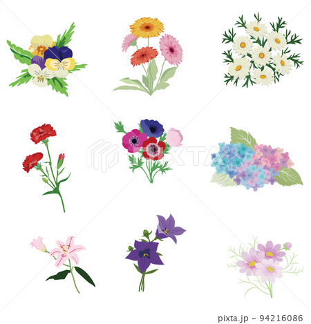 花その1　イラストアイコン  94216086