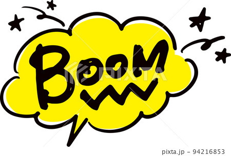 手書きの吹き出し文字「BOOM」 手書きの吹き出し文字「BOOM」 94216853