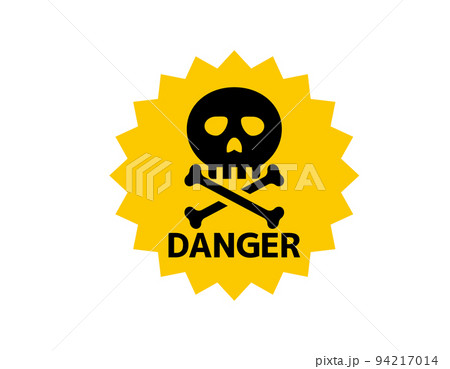 髑髏マークのイラスト 94217014