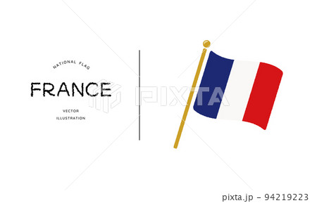 フランスの国旗アイコン ベクターイラスト 94219223