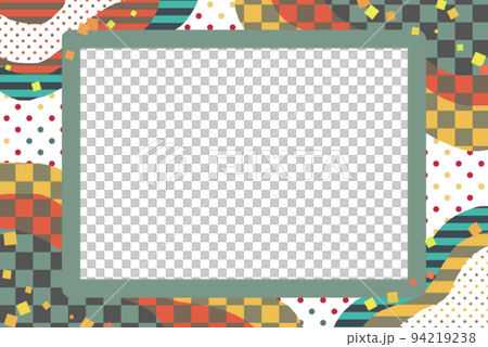 JP Autumn様確認用 Japanese Pattern Autumn Frame Checkered New - Stock