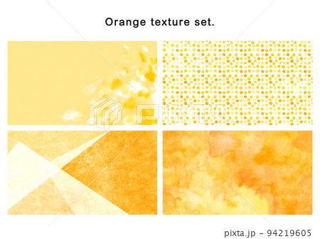オレンジ系　背景素材　テクスチャー 94219605