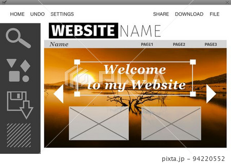 Composite image of build site interface 94220552