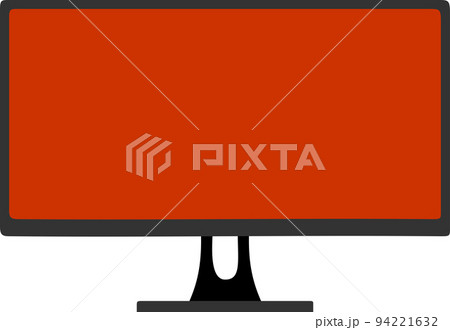 empty computer monitor vector illustration 94221632