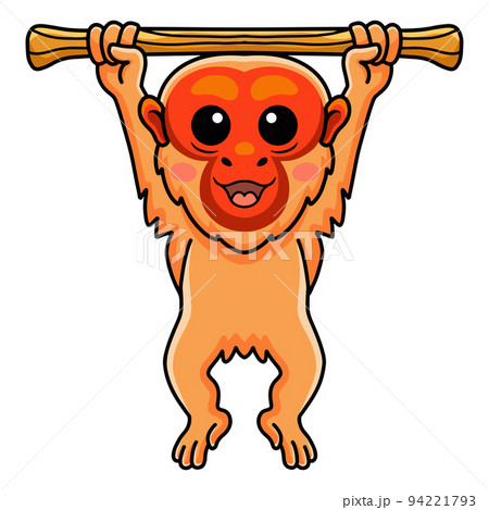 Macaco-desenho Animado Sentado Na árvore Ilustração do Vetor - Ilustração  de filhote, cartoon: 217445393