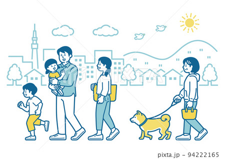 東京で暮らす人たち 東京で暮らす人たち 94222165