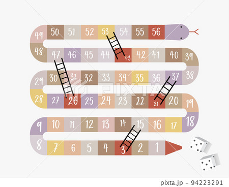 Frame of board game ,Funny frame,snake games,Vector illustrations. Frame of board game ,Funny frame,snake games,Vector illustrations. 94223291