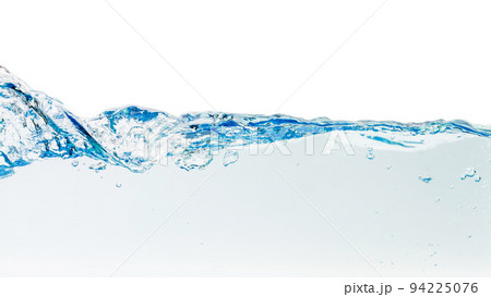 Water splash with bubbles of air, isolated background Clipping path Water splash with bubbles of air, isolated background Clipping path 94225076