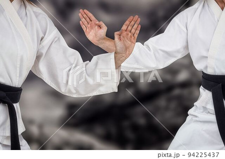 Midsection of fighters Midsection of fighters 94225437