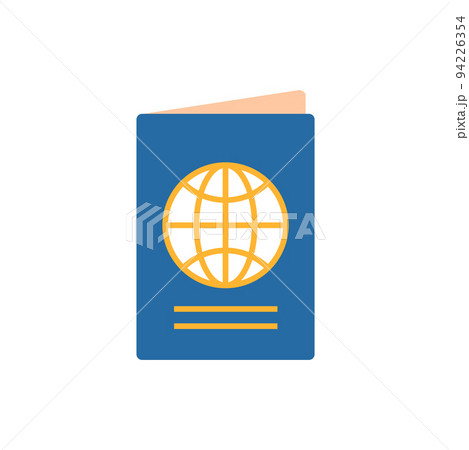 Passport Related Vector Flat Icon 94226354