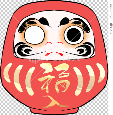 片目のだるま 94228866