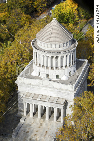 United States, New York, New York City, Aerial view of General Grant National Memorial 94232044