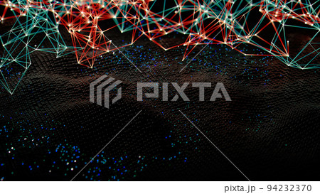 Abstract digital background. Big data visualization.  94232370