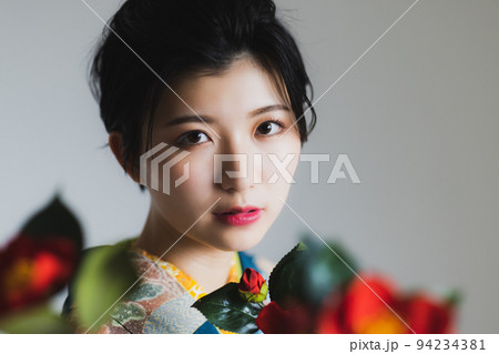 振袖　ショートヘア 94234381
