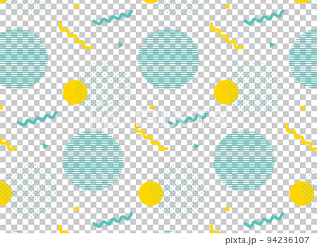 Geometric pop memphis seamless pattern 94236107