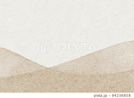 レトロな和風の和紙背景テクスチャ 94236858