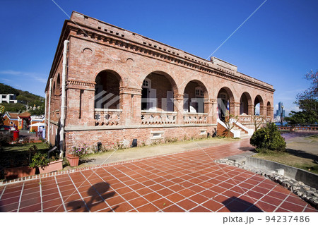 Building view of the Former British Consulate at Takao. a famous historic site in Kaohsiung, Taiwan. 94237486