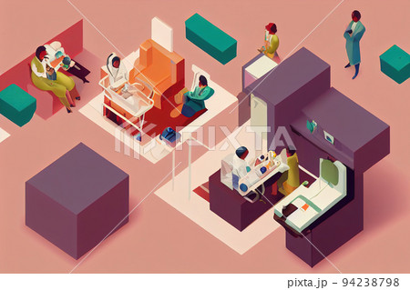 People receive online consultation with doctor 94238798