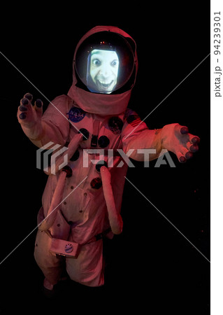 Funny astronaut space suit where you can put your photo in. Museum of space and astronautics 94239301