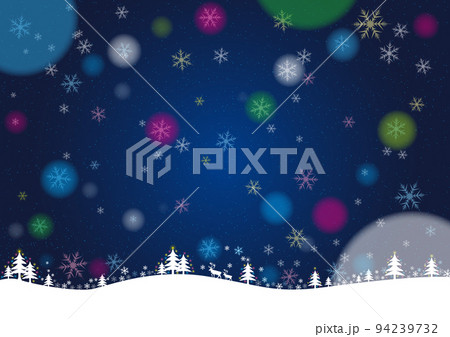 クリスマス背景素材イラスト クリスマス背景素材イラスト 94239732