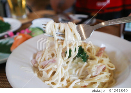 pasta carbonara ,spaghetti or spaghetti carbonara 94241340