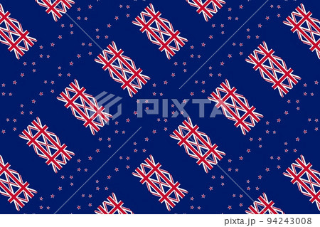 Geometric pattern in the colors of the national flag of New Zealand. The colors of New Zealand. Geometric pattern in the colors of the national flag of New Zealand. The colors of New Zealand. 94243008
