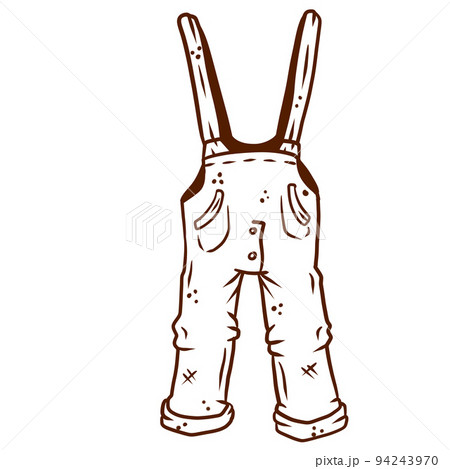 Overalls for the worker. Denim Clothing 94243970