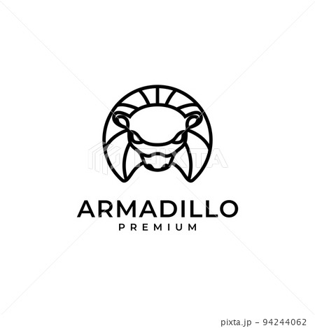 armadilo head logo design vector armadilo head logo design vector 94244062