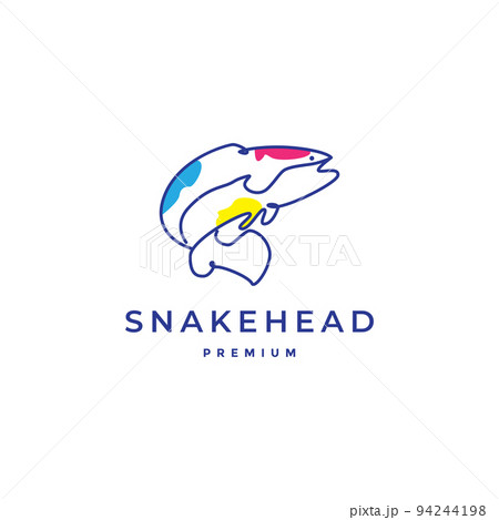 snake head fish logo design snake head fish logo design 94244198