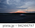 a piece of sunset on the Minsk Ring Road 94244797