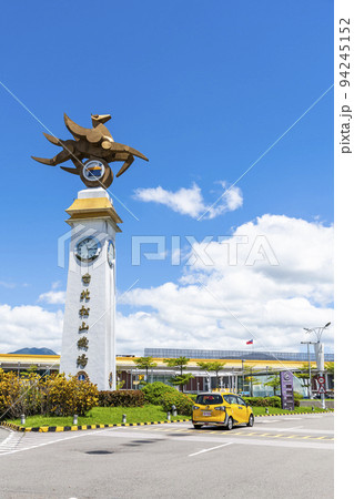Building view of international passenger terminal at Taipei International Airport (Songshan Airport). it is the first airport in Taiwan Building view of international passenger terminal at Taipei International Airport (Songshan Airport). it is the first airport in Taiwan 94245152