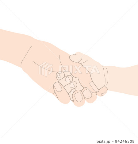 握手する親子5 握手する親子5 94246509