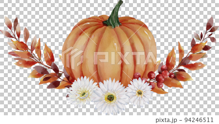 水彩南瓜,秋天的圖像 水彩南瓜,秋天的圖像 94246511