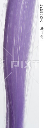 Purple straight hair strands 94246577