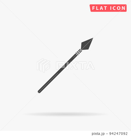 Spear flat vector icon Spear flat vector icon 94247092